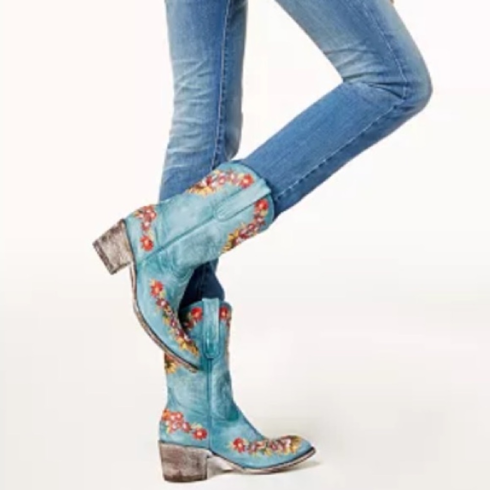 Old Gringo X Anna Sui Lynn 10” Western Boots NEW